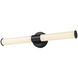 Trumann LED 24 inch Matte Black Vanity Light Bar Wall Light